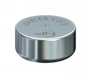 Stříbro-oxidová hodinková baterie SR64/V319 1.55 V 16 mAh, VARTA-V319