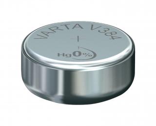 tříbro-oxidová hodinková baterie SR41/V384 1.55 V 38 mAh, VARTA-V384