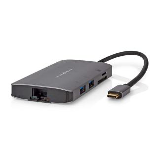 USB Multiport Adaptér | USB 3.2 Gen 1 | USB-C™ Zástrčka | Micro SD / RJ45 Zásuvka / SD / USB-C™ Zásuvka / Výstup HDMI™ / 3x USB-A Zásuvka | 5 Gbps |…