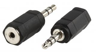 Valueline AC-025 redukce jack 3.5mm stereo zástrčka - jack 2.5mm stereo zásuvka