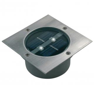 Venkovní zápustné zemní LED solární svítidlo čtvercové Ranex RA-5000198