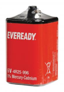 Zinko-Chloridová baterie Eveready 4R25 6 V, 614072