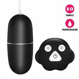 Bezdrátové vibrační vajíčko Penguin černé