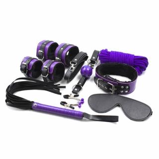 Bondage sada Black-Purple Tied Up 8 dílů