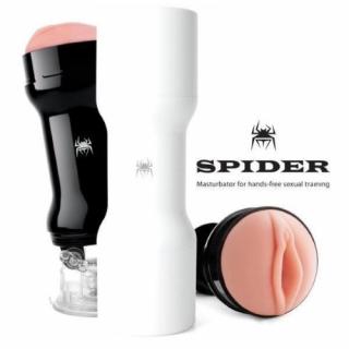 Masturbátor s přísavkou Spider Hands Free bílý