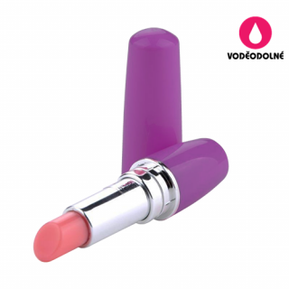 Mini vibrátor Lipstick fialový