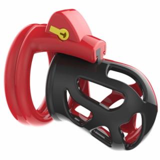 Pás cudnosti pro muže Short Red Cage Birdlocker