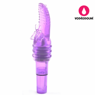 Vibrátor na klitoris Rocket Tongue fialový