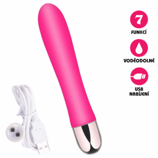 Vibrátor USB Pleasure Vibe růžový
