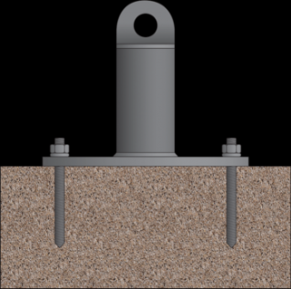 Kotvicí bod určený do betonu min. B25 resp. C20/25 (Kotvicí bod určený do betonu min. B25 resp. C20/25)