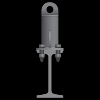 Kotvicí bod určený do ocelových nosníků (Kotvicí bod určený do ocelových nosníků)