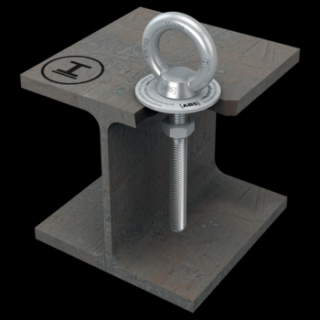 Nerezový kotvicí bod pro ocelové konstrukce se závitem M12 (Nerezový kotvicí bod pro ocelové konstrukce se závitem M12)