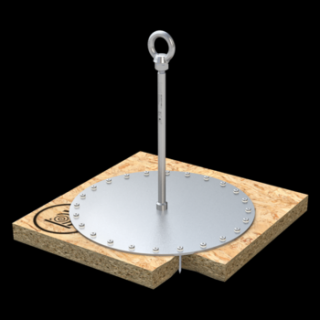 Nerezový kotvicí bod pro tenké dřevěné konstrukce (Nerezový kotvicí bod pro tenké dřevěné konstrukce)