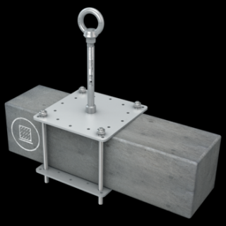 Nerezový kotvicí bod určený pro instalaci na betonové nosníky (Nerezový kotvicí bod určený pro instalaci na betonové nosníky)