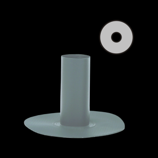 Tvarovka pro prostupy hydroizolací z PVC fólií  (Těsnící manžety - tvarovky pro prostupy hydroizolací z PVC )