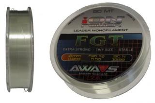 Awa-S Vlasec Ion Power FGT 50 m Nosnost: 4,5 kg, Průměr vlasce/ lanka: 0,18 mm