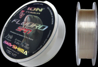 Awa-S Vlasec Ion Power Fluoro Spin 150 m Nosnost: 4,5 kg, Průměr vlasce/ lanka: 0,18 mm, Délka vlasce/ lanka: 150 m