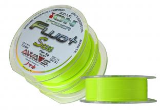 Awa-Shima Vlasec Ion Power Fluo+ Sun 2 x 300 m Nosnost: 11,0 kg, Průměr vlasce/ lanka: 0,28 mm