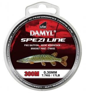 Dam Vlasec Damyl Spezi line Pike spin Nosnost: 9,8 kg, Průměr vlasce/ lanka: 0,35 mm, Délka vlasce/ lanka: 300 m