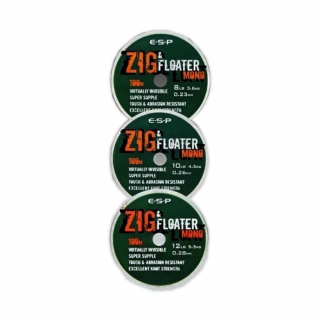 ESP Vlasec Zig& Floater Mono 100m 0,28 mm 5,5 kg