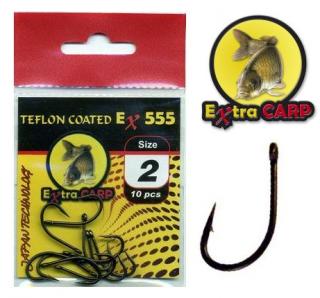 Extra Carp Teflon Hooks série Ex 555 Velikost háčků: 2