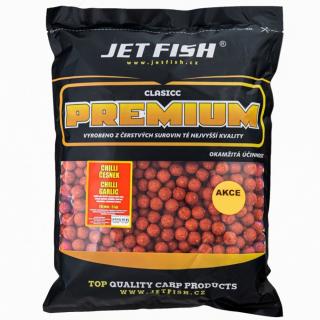 Jet Fish Boilie Premium Clasicc 5 kg  20 mm Příchuť: Chilli § Česnek