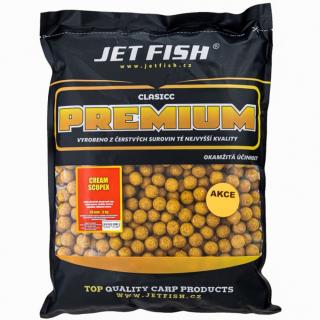 Jet Fish Boilie Premium Clasicc 5 kg  20 mm Příchuť: Cream § Scopex