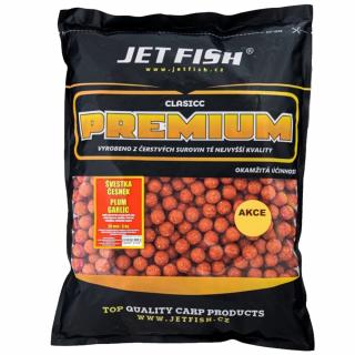 Jet Fish Boilie Premium Clasicc 5 kg  20 mm Příchuť: Švestka § Česnek