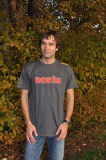 Mikbaits Pánské tričko Robin Fish - šedé Velikost oblečení: XL