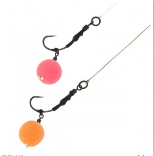 NGT Montáž Ronnie Rig & Teflon Hooks 3 pcs Velikost háčků: 8