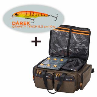 Savage Gear Taška system box M, 12 l+ Wobler Zdarma !!