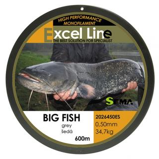 Sema Vlasec Big Fish 600 m Nosnost: 40,0 kg, Průměr vlasce/ lanka: 0,60 mm, Délka vlasce/ lanka: 600 m