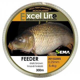 Sema Vlasec Excel Line Feeder 300 m Nosnost: 3,7 kg, Průměr vlasce/ lanka: 0,16 mm, Délka vlasce/ lanka: 300 m