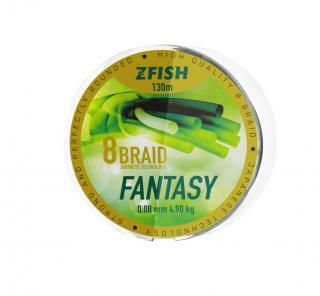 Zfish Šňůra Fantasy 8 - Braid 130 m Průměr: 0,08 mm