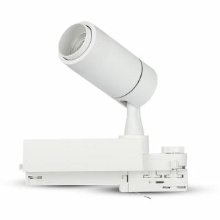 LED 4-fázový projektor pro lištový systém bílý 3v1 35W  (VT-7735-W-1458)