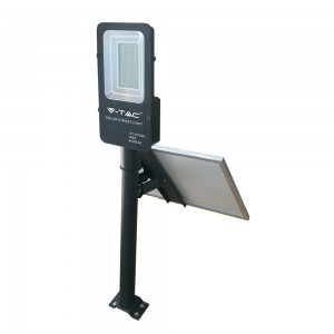 LED solární pouliční lampa 4000 lm neutrál (VT-ST200-5502