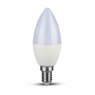 LED žárovka 5,5W svíčka E14 6400K (VT-226-173)