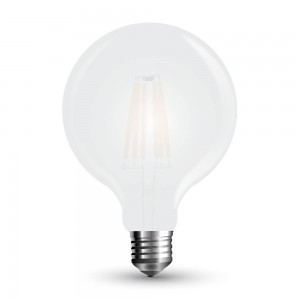 LED žárovka 7W E27 G95 GLOBE 6400K (VT-2057-7188)