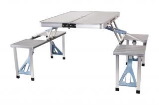 Kempinkový skládací stůl s lavicemi DO CFATF001