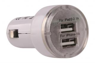 Nabíječka CL adaptér 12V, 2x USB, 2.1A CF20679