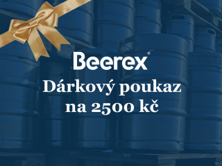 Dárkový poukaz (KEG Sudy a příslušenství) Hodnota: 2 500 Kč