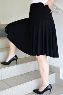 Dámská jarní sukně Laura v různých barvách Barva: černá, Velikost: 38
