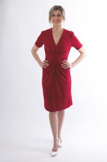 Pouzdrové šaty Yosefina Barva: červená, Velikost: 38