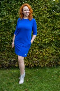Šaty Short královské modré Barva: královská modrá, Velikost: 38