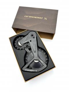 Karbonové vodítko CERAMICSPEED  OSPW X for SRAM Eagle AXS Transmission, 109g Barva: Stříbrná