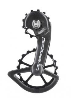 Karbonové vodítko CERAMICSPEED OSPW X System pro Shimano Dura Ace  9200/RD-R9250 / Ultegra 8100/D 8150, 76g Ložiska: černá standard