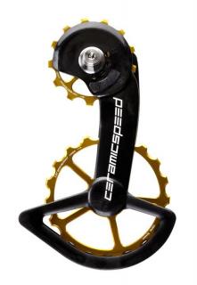 Karbonové vodítko CERAMICSPEED OSPW X System pro Shimano Dura Ace  9200/RD-R9250 / Ultegra 8100/D 8150, 76g Ložiska: zlatá standard