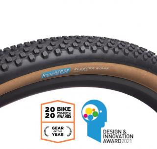 Plášť pro Gravel/29  René Herse 29″ x 2.2″ (700C x 55) Fleecer Ridge TC Tire, Extralight, 595g