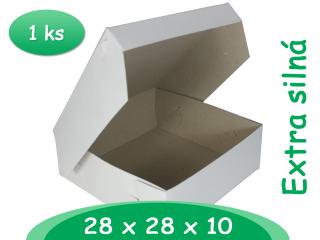 Dortová krabice 28x28x10 cm - EXTRA SILNÁ