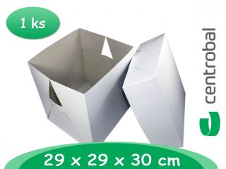 Dortová krabice 29x29x30 cm ( dno + víko )